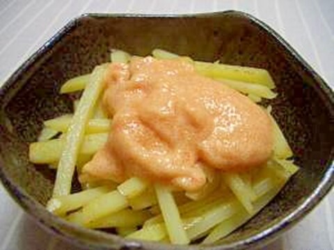 ♪しゃきしゃきポテト 明太マヨソース♪
